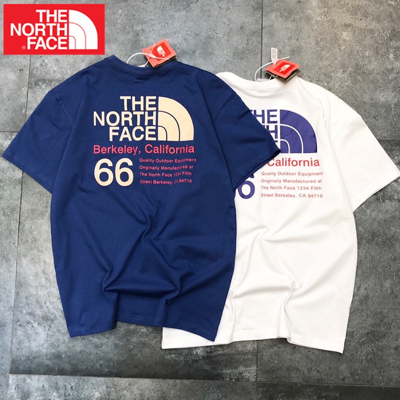 The North Face Camiseta De Algodão Com Mangas Curtas Estampa De