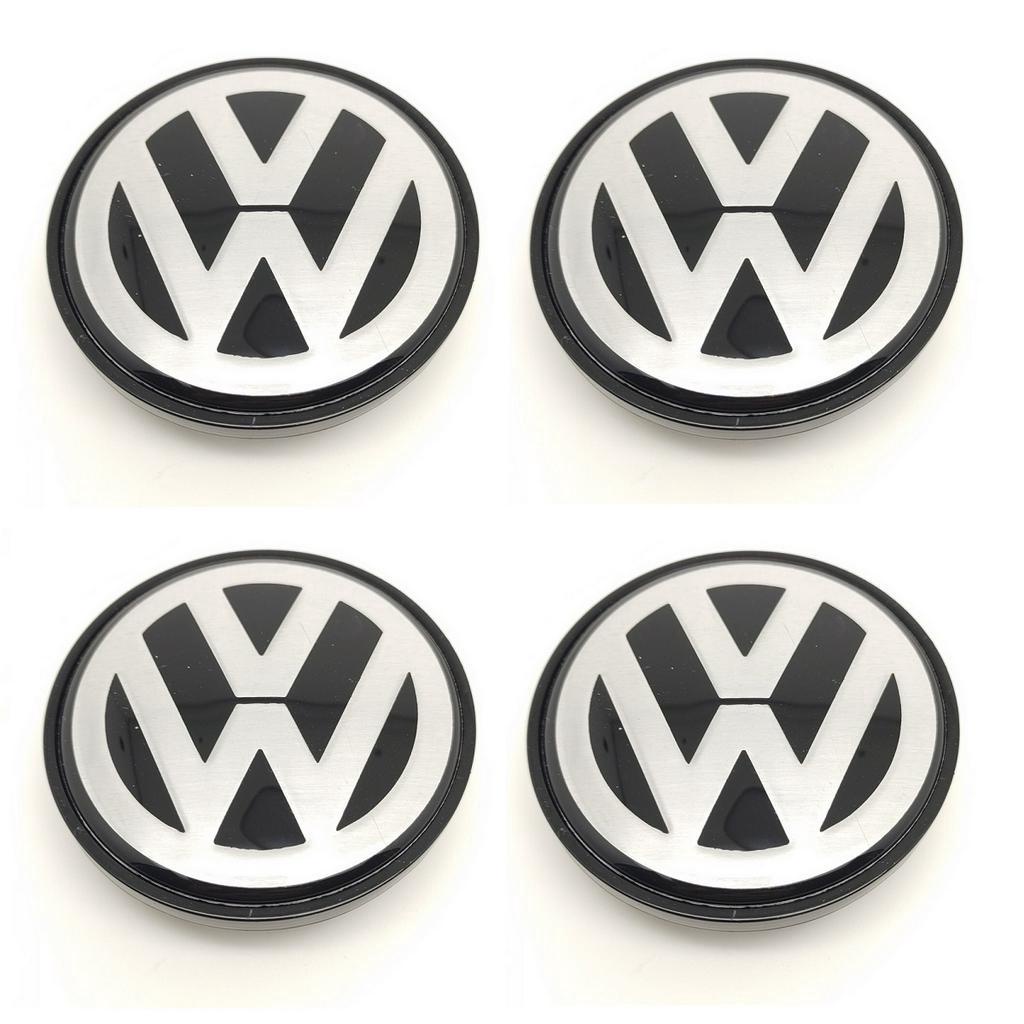 Kit 4 Calota Central Centro Miolo Tampa Vw Volkswagen p/Roda Monacco Tsw