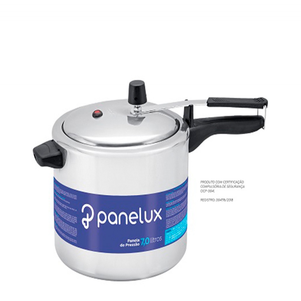 Panela de Pressão Panelux Polida 07 Litros
