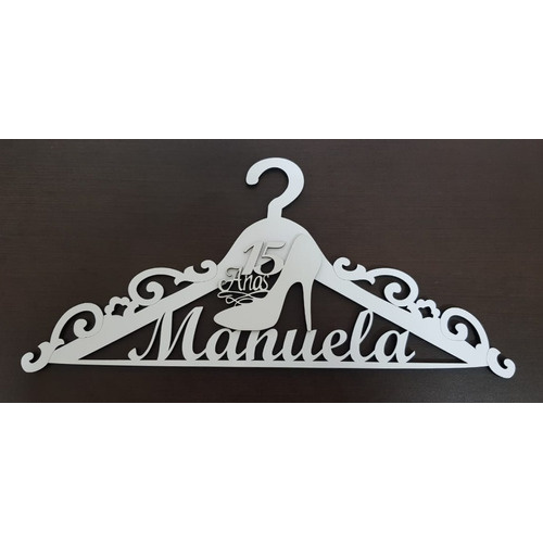 Cabide Mdf Personalizado Para Vestido Debutante 15 Anos em Oferta na Shopee