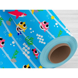 TNT estampado Mewi - Five Shark Azul - 2 m x 1,40 m de largura 40g – 7055 em Oferta na Shopee