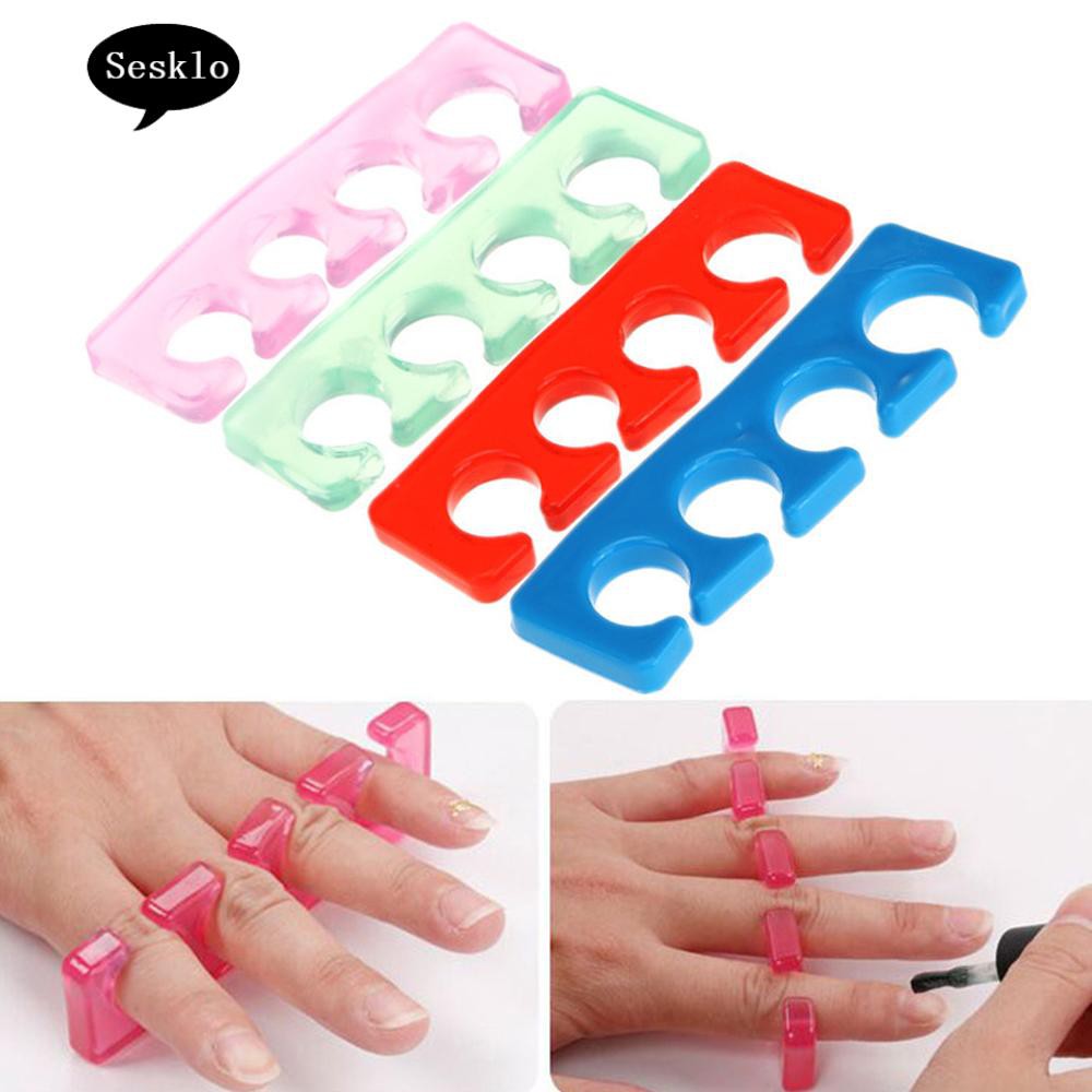 SK 2 Pcs Separador De Dedo Do Pé Macio De Silicone Espaçador Para Manicure Ferramenta De Pedicure De Unhas