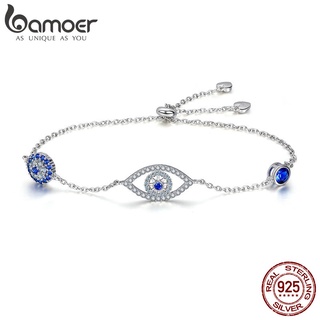 Bamoer Jóias Da Moda Prata Esterlina 925 O Olho Guarda Para Mulheres Presentes Fit SCB089