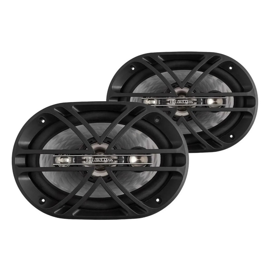 Auto Falante 6x9 300w (150+150) Rms Bravox B4x 69d 4 Ohms em Oferta na Shopee