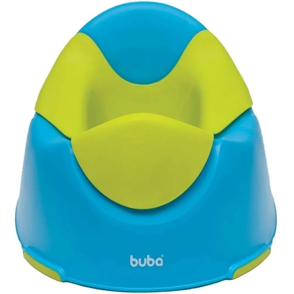 Troninho Infantil Pinico Azul Com Verde E Rosa Com Azul Buba Baby