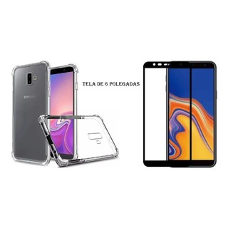 Capa Case Capinha Anti Shock Samsung J6 Plus Sm-j610g + Pelicula Vidro 3D em Oferta na Shopee