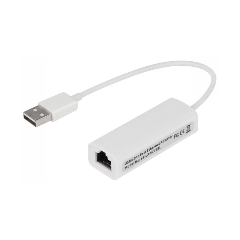 Placa de Rede Usb Externa Rj45 Adaptador Lan Ethernet 10/100