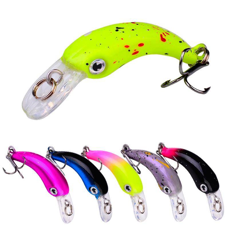 Isca Artificial Submergado Minnow 1.5g/4.1cm De Água Doce Branca Com Tudo Merece Falsa
