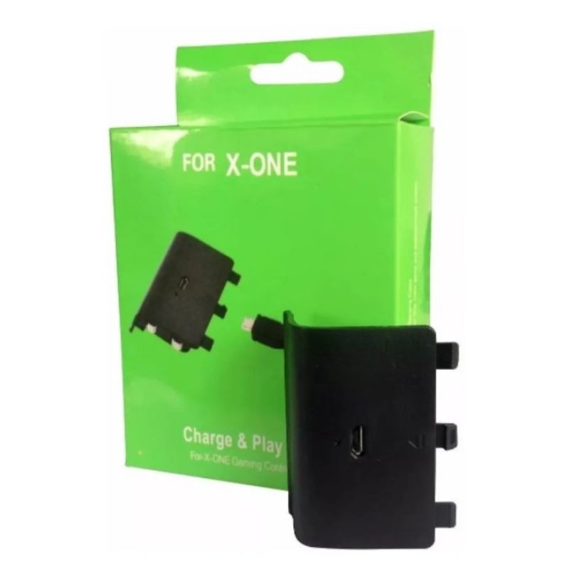 Bateria E Cabo Carregador Controle Xbox One Play