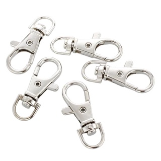 fecho mosquetão para chaveiro - coleira pet - bolsos - 35mm em zamak 10 peças