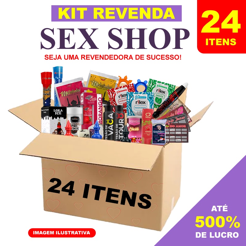 Kit Sexy Shop Com 17 Produtos Sex Shop E Vibrador Golfinho Feminino