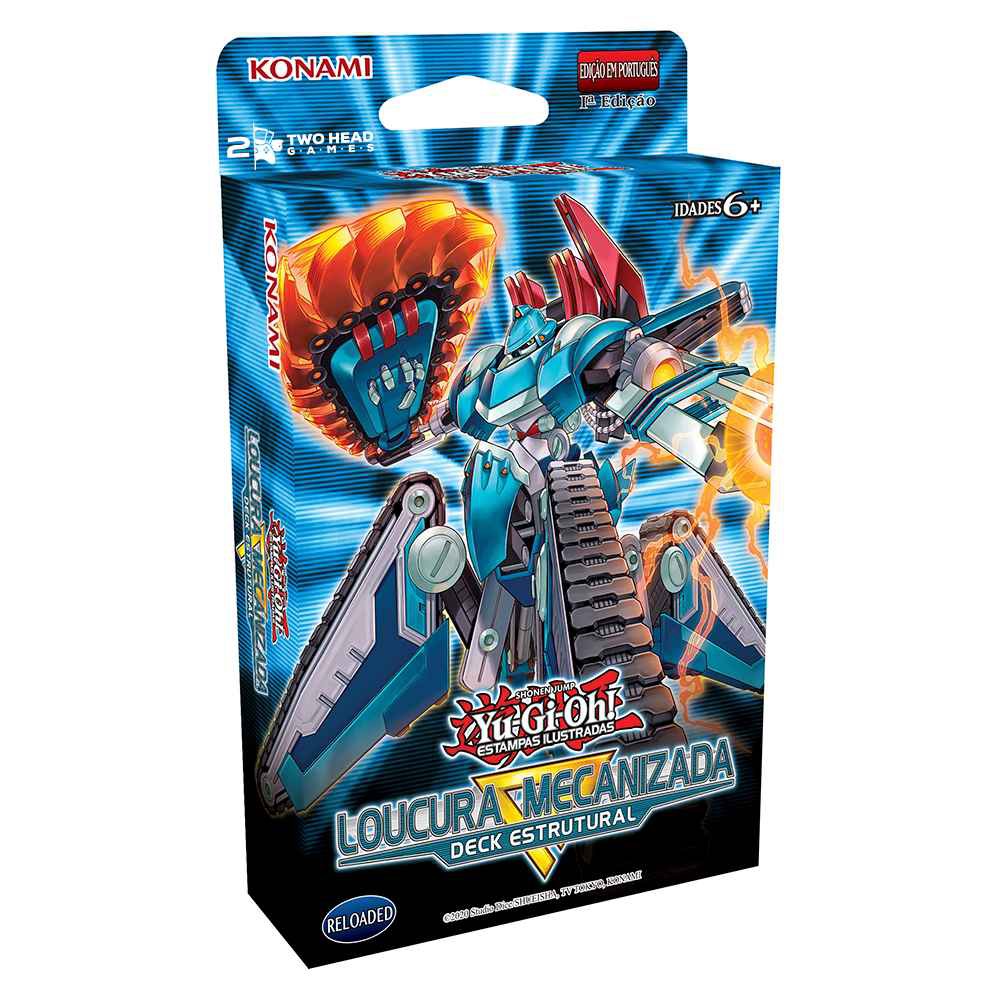 Yugioh Deck Estrutural Loucura Mecanizada Portugues Cartas Original
