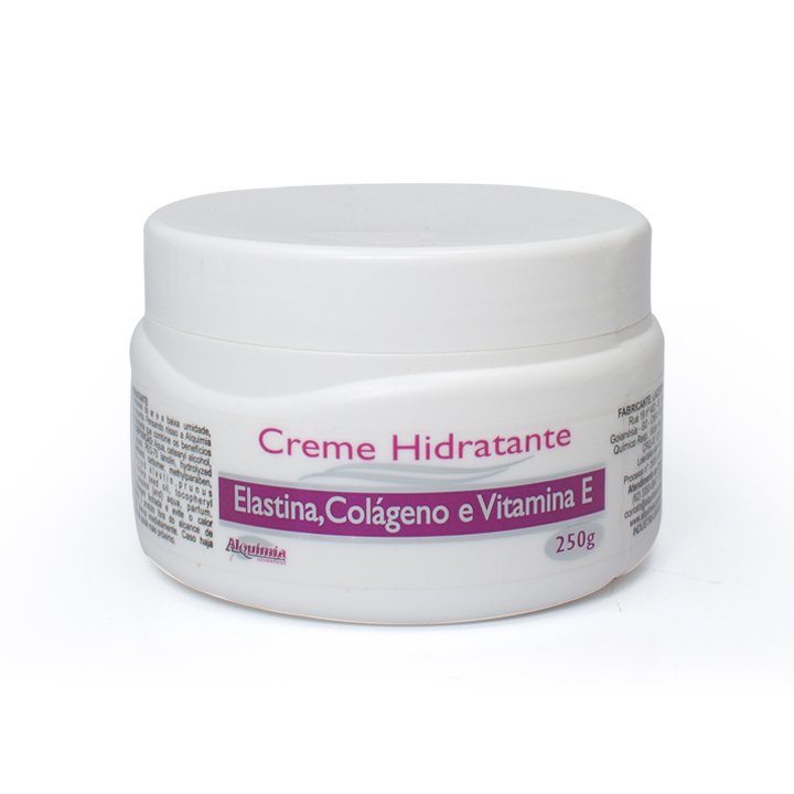 Creme Hidratante Elastina - Colágeno - Vitamina E 250g - Alquimia em Oferta na Shopee