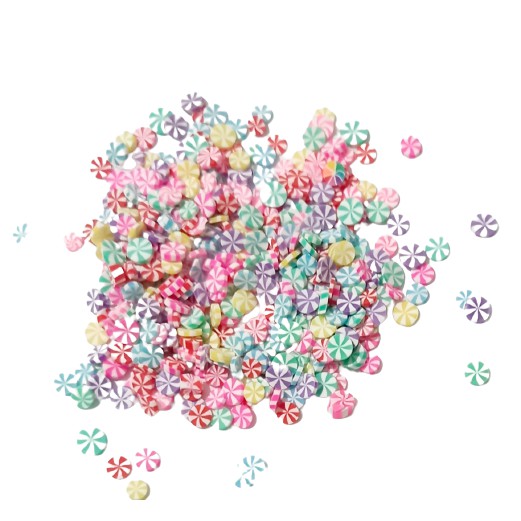 1500 Un Candies De Fimo Fatiado Pacote Com 30 Gramas