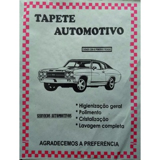 Tapete Lava Rápido Lava Jato Automotivo Descartável c/ 5kg em Oferta na Shopee
