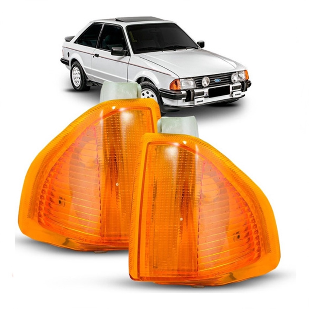 Lanterna Dianteira Pisca Escort 1982 1983 1984 1985 1986 Ambar em Oferta na Shopee