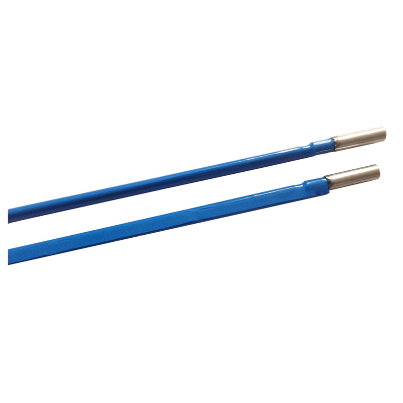 Two Way Rod Type Guitar Truss Rod Steel A3 9 X 460mm Blue 2pcs 