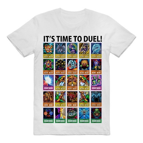 Camiseta Yu-gi-oh Cartas Exodia Hora Do Duelo Deck Camisa