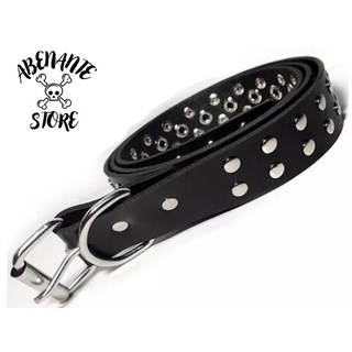 Cinto Punk Rock com 2 Carreiras de Rebites