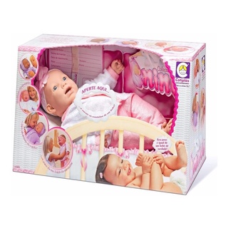 Boneca Coleção Ninos Com A Boca Aberta Cotiplás
