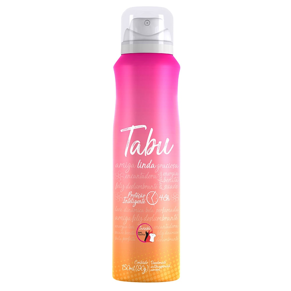 Desodorante Aerosol Antitranspirante Tabu Linda 150Ml