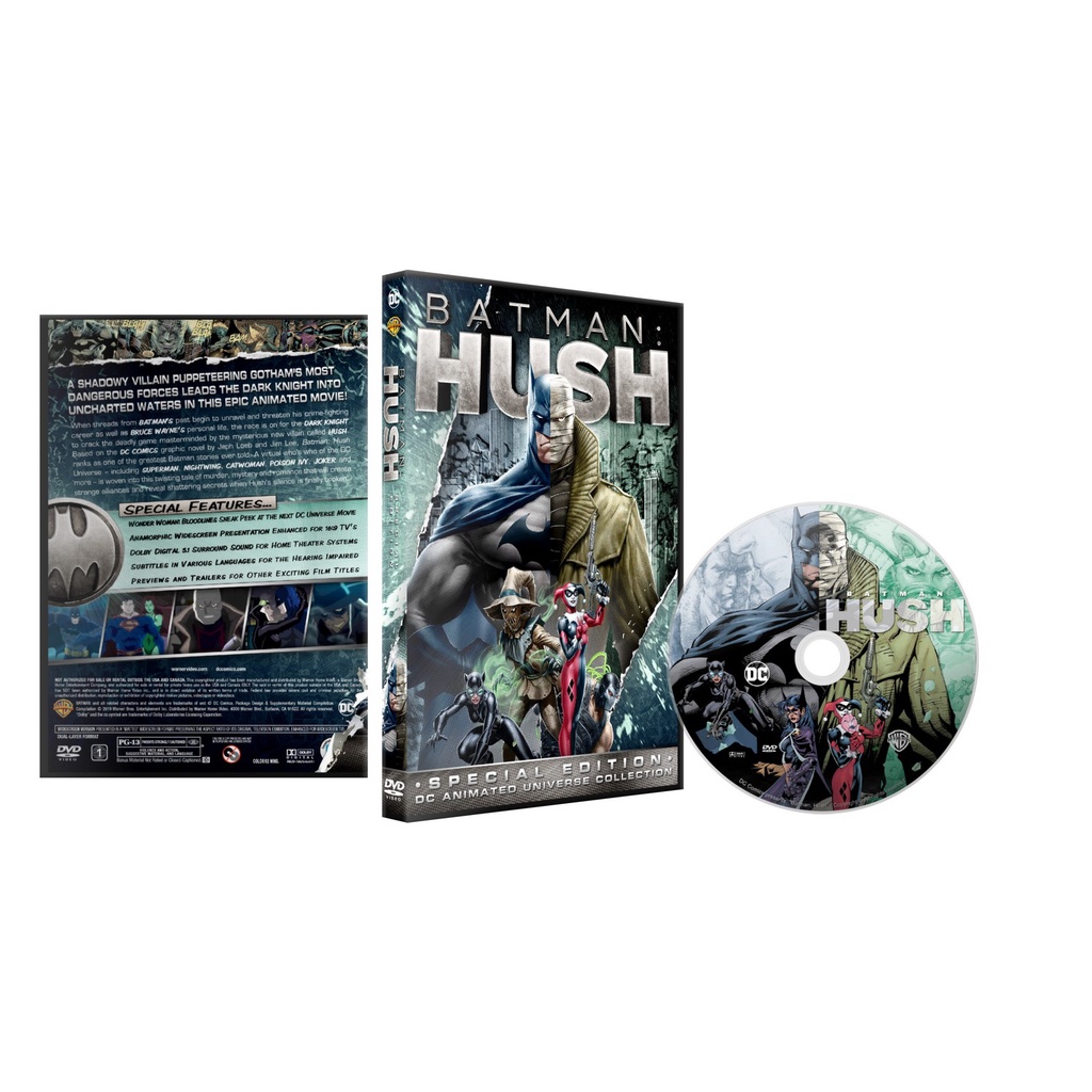 Dvd Batman Silêncio (2019) Dual Áudio Animação