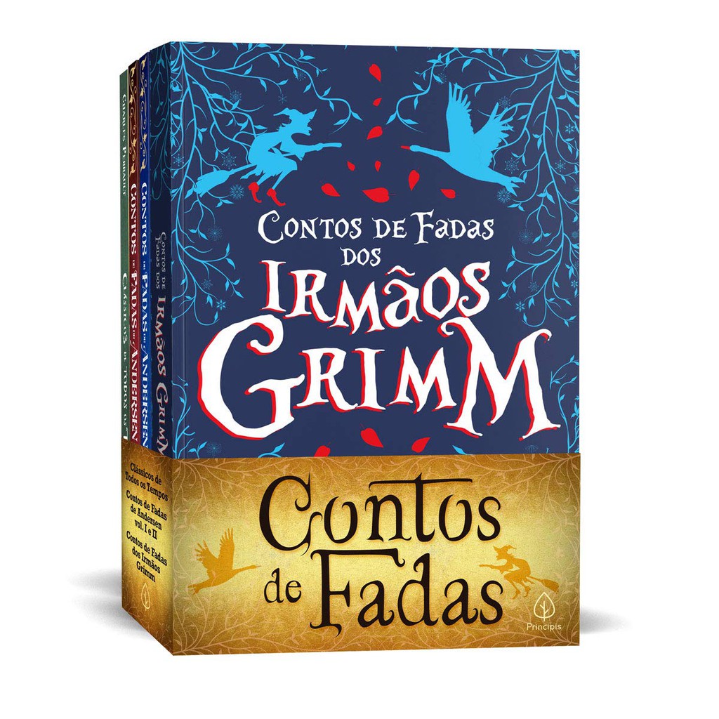 Coleção Contos De Fadas C/ 04 Livros 800 Páginas Principus | Shopee Brasil