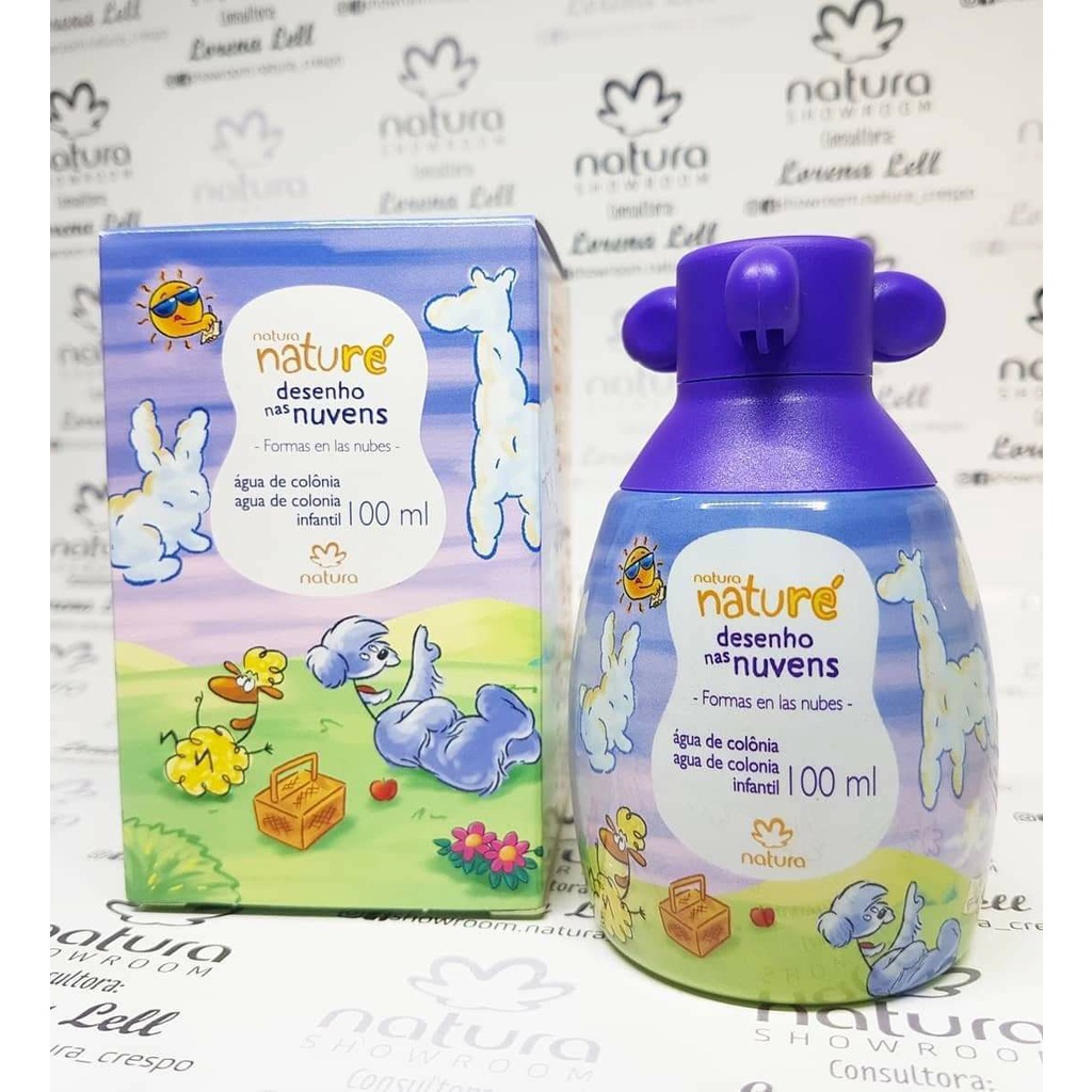 Colônia Infantil Naturé desenho nas nuvens 100ml | Shopee Brasil