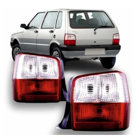 Lanterna Traseira Fiat Uno Mille Fire Way 2004 2005 2006 2007 2008 2009 2010 2011 2012