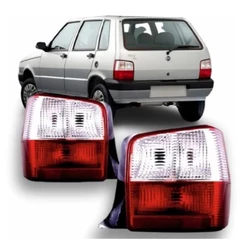 Lanterna Traseira Fiat Uno Mille Fire Way 2004 2005 2006 2007 2008 2009 2010 2011 2012