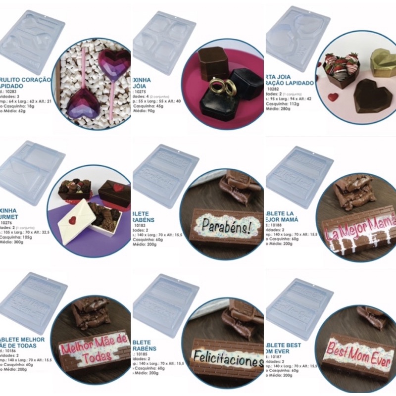 lançamentos 1~4 forma bwb silicone dia das mães 2023 vários modelos 3 partes em Oferta na Shopee