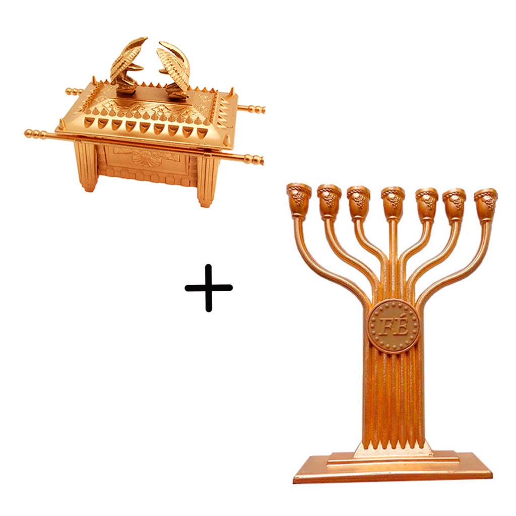 Arca da Aliança + Menorah Fé em Oferta na Shopee