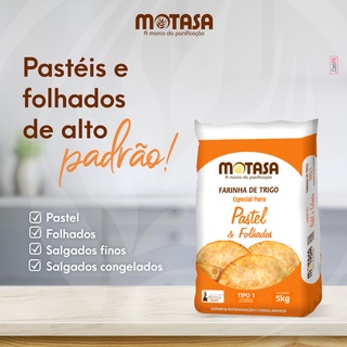Farinha de trigo para Pastel Motasa 5kg - Motasa | Shopee Brasil