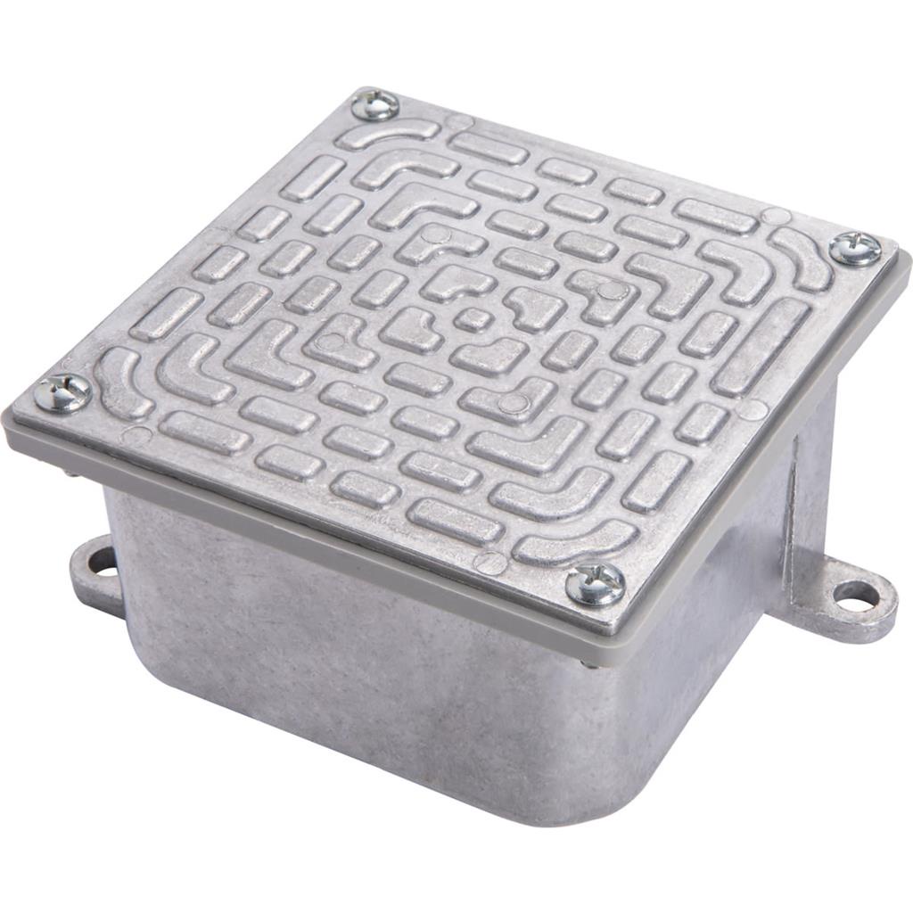 Caixa De Passagem Tampa Reversivel Aluminio Wetzel - Home & Living