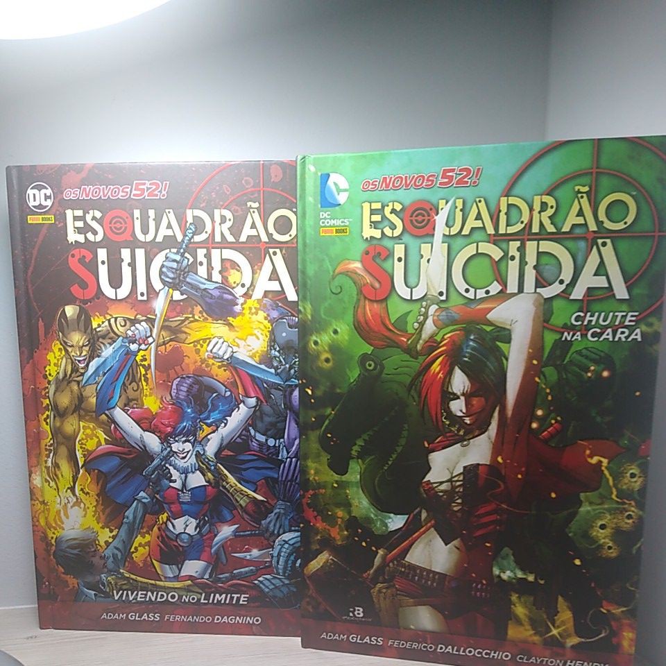 Combo esquadrão suicida (vol. 1 chute na cara e vol.2 vivendo no limite)