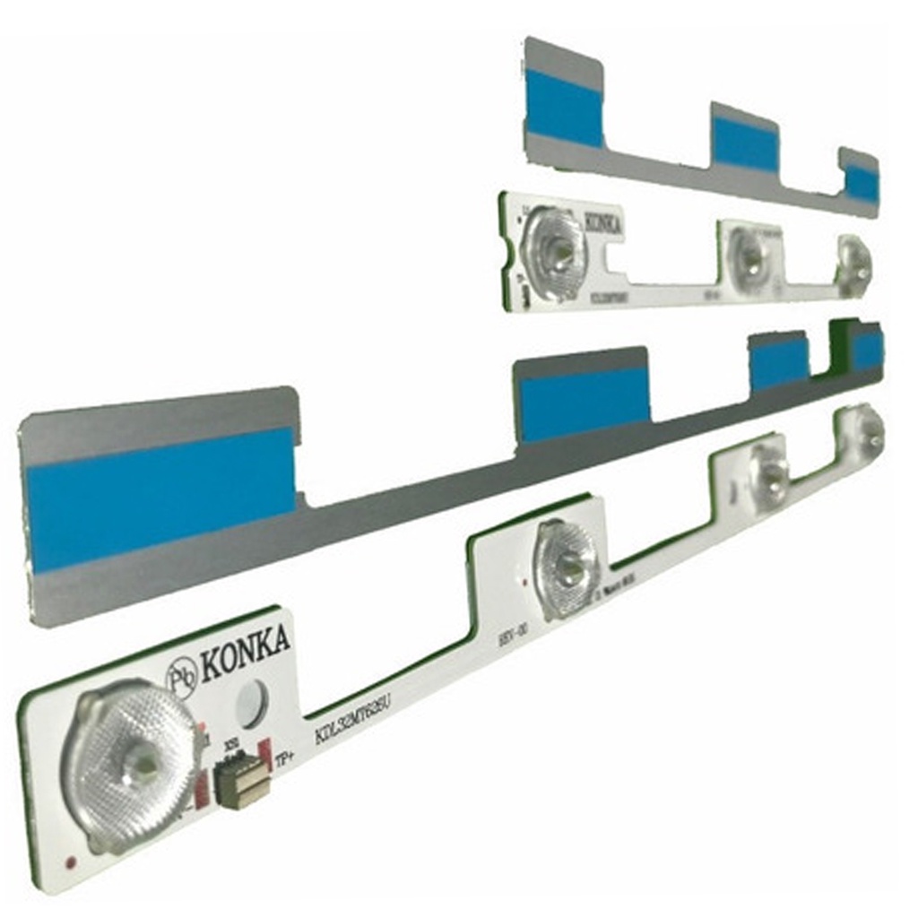 Kit 4 Barras Led Tv Semp Toshiba 32l2400 Dl3244 Dl3245 em Alumínio