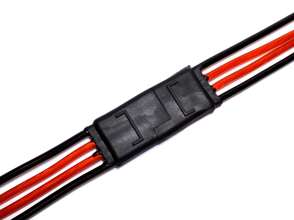 5 Conector 4 Vias com Fio 4,0 mm Chicote Plug Para Caixa Som Injetados Evita Mau Contato