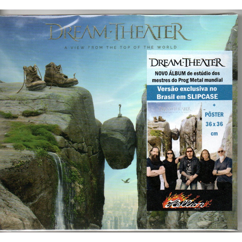Cd Dream Theater - A View From The Top Of The Word  Slipcase+Poster (2021)