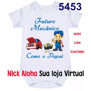 Body Bebê Futuro Mecânico Como O Papai Cód 5453 em Oferta na Shopee