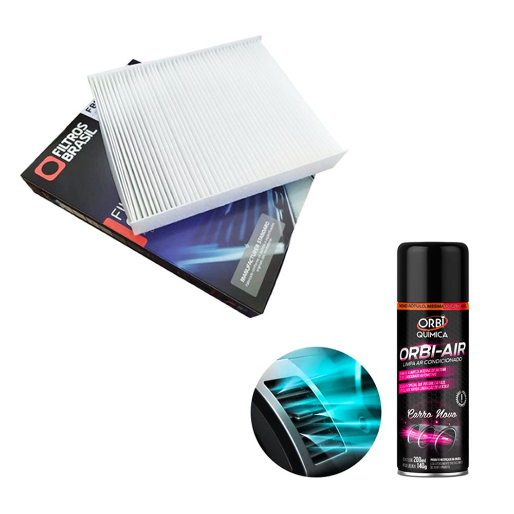 Filtro Cabine Ar Condicionado + Higienizador Agile Celta