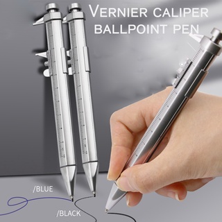 3PCS Caneta De Tinta Gel Multifuncional Vernier Caliper Esferográfica De Bolinha 0,5mm