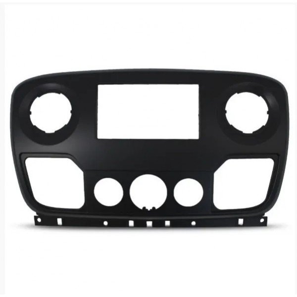 Moldura 2 Din Renault Master 2013 A 2019 - Preta em Oferta na Shopee