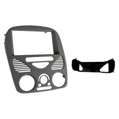 Moldura 2 Din Palio G2, Siena Fire, Strada 1.4 Fire c/ Ar 02/14 - Fiamon - Prata