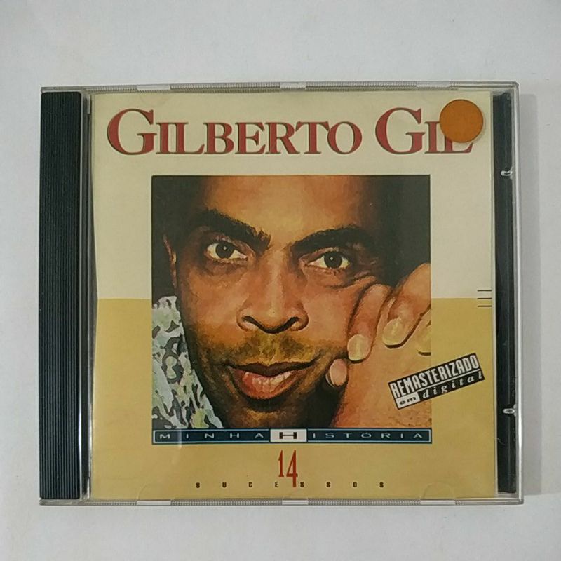 Cd Gilberto Gil Minha História 14 Sucessos em perfeito estado
