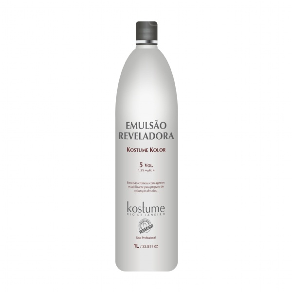 Emulsão Reveladora 5% Vol - 1000 ml Kostume em Oferta na Shopee
