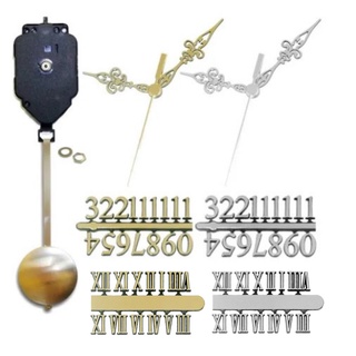 1 Kit Maquinas De Relógio Eixo 17 Quartz C Pendulo Numeros Ponteiros em Oferta na Shopee