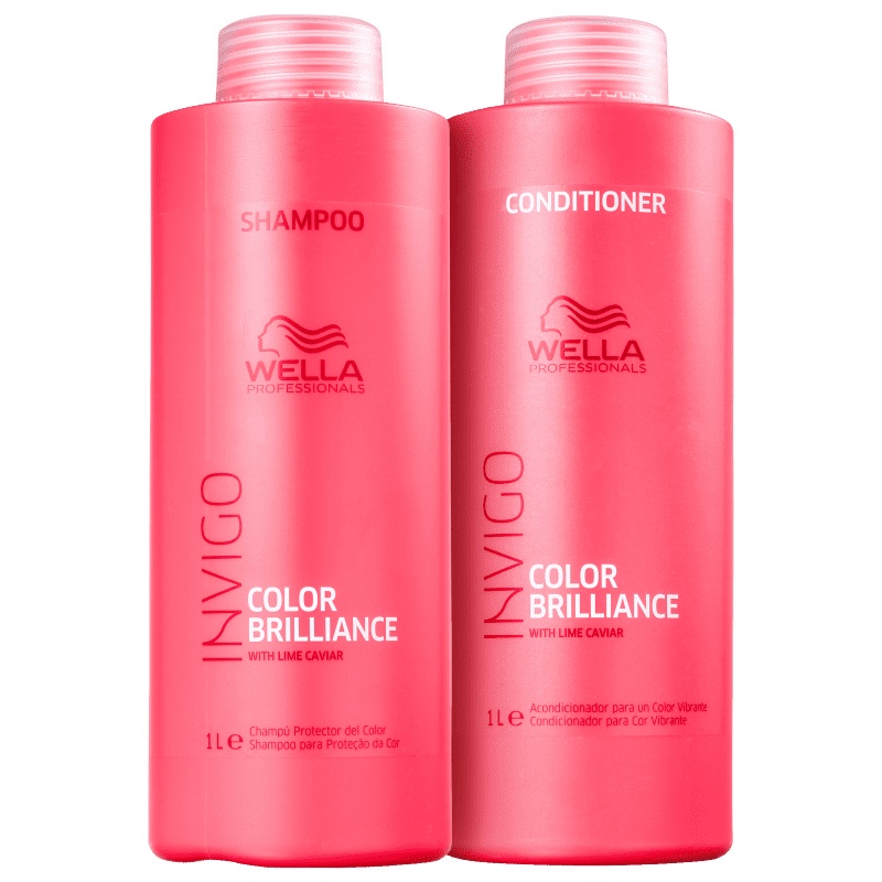 Kit Shampoo e Condicionador 1L Brilliance - Wella em Oferta na Shopee