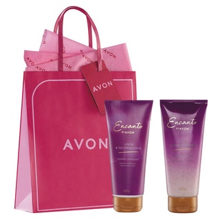 Linda & Inspiradora Avon Kit Feminino Creme Corporal e Esfoliante