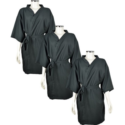 Kit 3 Quimonos Roupão De Beleza Não Mancha Com Descolorante