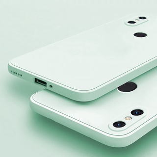 Capa Protetora De Silicone Líquido Quadrado Para Xiaomi Mi Mix 2/2S/3/A2/A3
